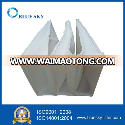 Synthetic Fiber Pocket Bag Filter Dust Collector of F5 Efficiency